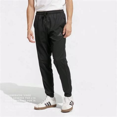 adidas 3-Stripes Tricot Regular Tapered Track Pants - Black | Free ...