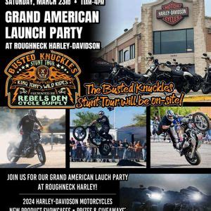 Grand American Launch Party with Busted Knuckles Stunt Tour!, 3400 N ...