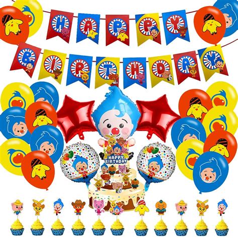 Plim Plim Theme Birthday Party Decorations, Cartoon India | Ubuy