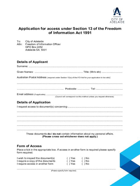 Fillable Online FREEDOM OF INFORMATION FACT SHEET Request for ... Fax ...