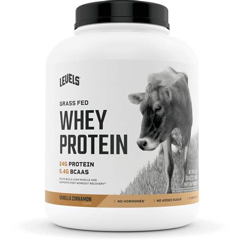 Levels Grass Fed Whey Protein, Vanilla Cinnamon, 5LB - Walmart.com