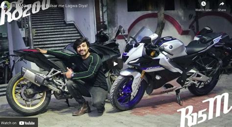 WATCH Sports Exhaust From Yamaha R15M Bolted on Bajaj Pulsar RS200 ...