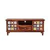 The Little Wood Solid sheesham Wood tv Unit 1 Drawer 2 Door Cabinet ...