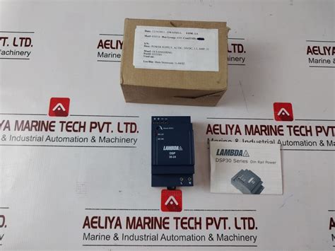 Lambda Dsp 30-24 Din Rail Power Supply – Aeliya Marine Tech