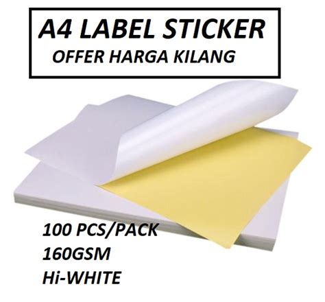 Image result for Sticker Backing Paper A4