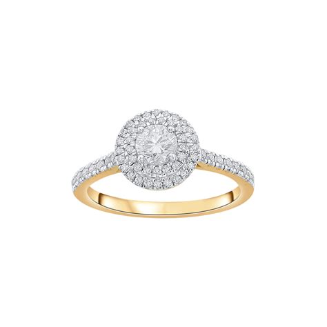 Buy Precious 18KT Yellow Gold Solitaire Diamond Finger Ring YRG23022 ...