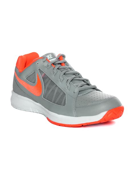 Buy Nike Men Grey & Orange Air Vapor Ace Tennis Shoes - Sports Shoes ...