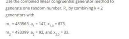 Combined Linear Congruential Generator C-code 的图像结果