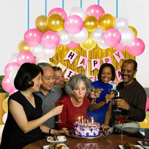 Party Propz Birthday Decoration Kit for Girls - 34Pcs Pink, White ...