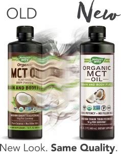 Nature's Way Organic MCT Oil from Coconut 100% Potency Medium Chain ...