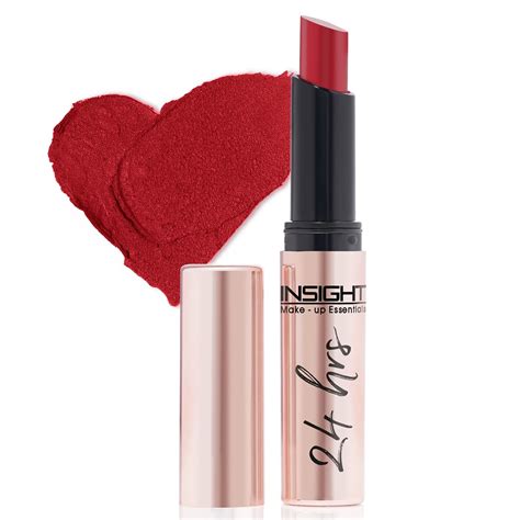 Buy INSIGHT 24 Hrs Non-Transfer Matte Lipstick | Lightweight, Highly ...