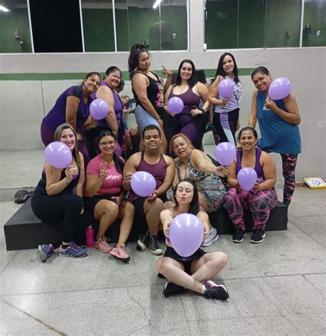 Bruna Caroline Ferreira | Fotos do nosso aulão de " Agosto lilás " 💜 ...