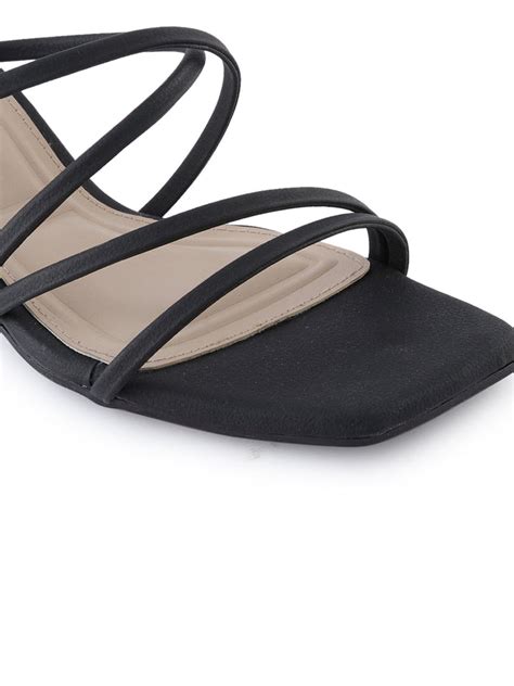 Shop Rocia By Regal Black Women Strappy Classic Stilettos Online