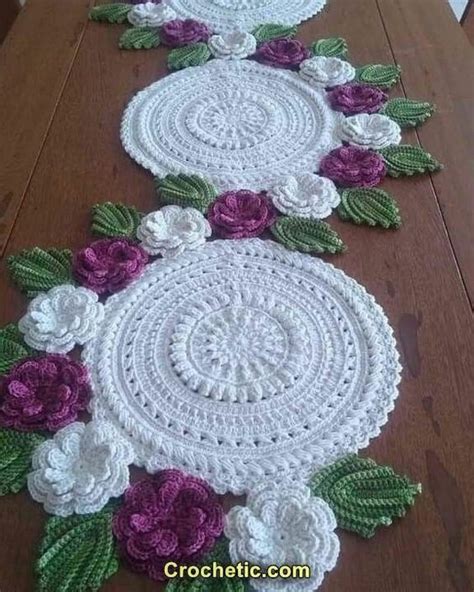 Image result for Tutorial Crochet Table Runner