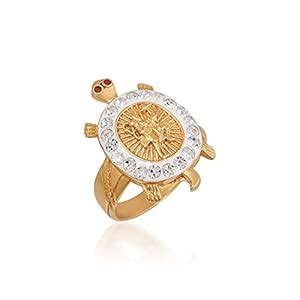 Buy Zumrut Gold Plated CZ Studded Designer Hanuman Bajrangbali on ...