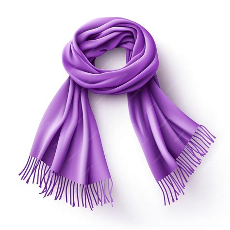 Premium Vector | Purple color Scarf flat vector white background isolated