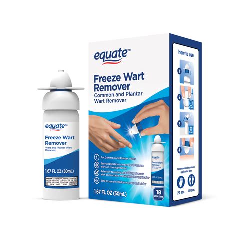 Equate Freeze Wart Remover 1.6 fl oz with Precision Metal Tip for ...