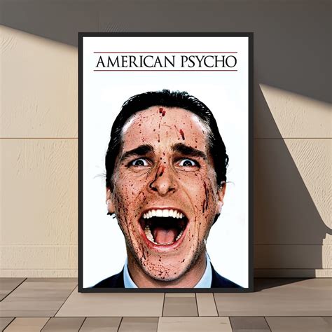 American Psycho Movie Poster,room Decor,wall Art,home Decor,vintage ...