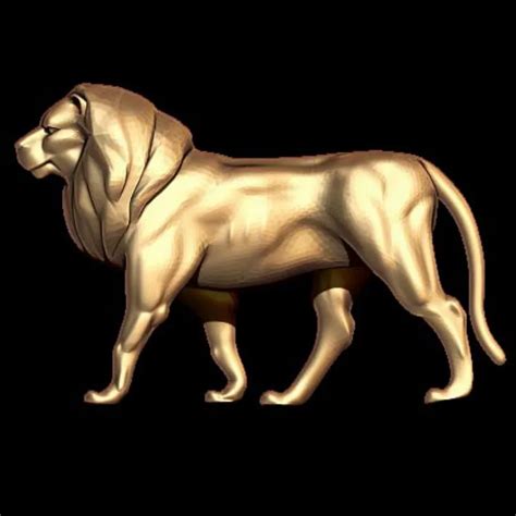 Premium Lion 3D Model STL & 3DM Files for 3D Printing