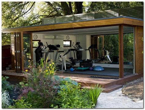 pool house gym ideas