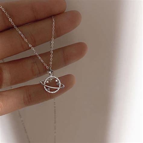 Saturn Planet Necklace – Jewelsmars
