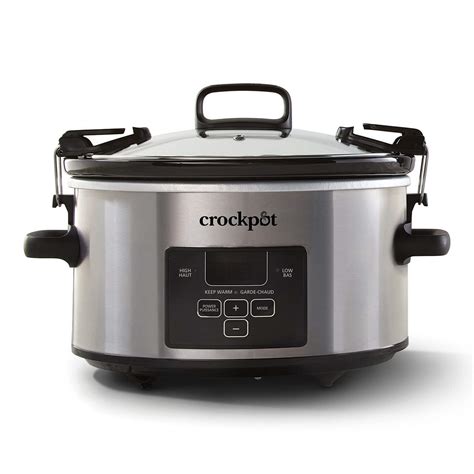 Crock-Pot Digital Programmable Slow Cooker with Locking Lid, Feeds 4 ...