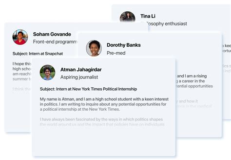 Image result for Internship Email Example
