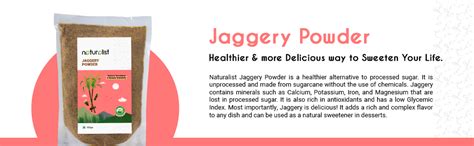 Naturalist 1Kg Jaggery Powder | 100% Natural | Chemical Free | Natural ...