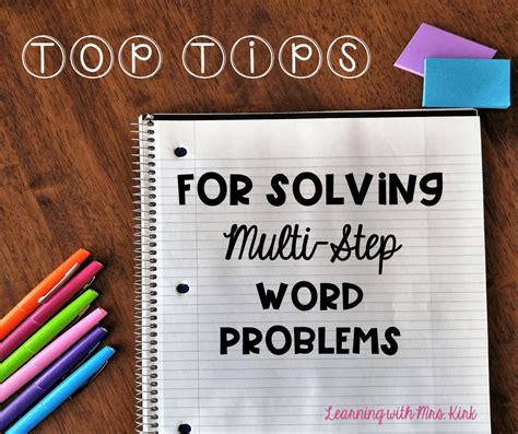 How to Solve Multi-Step Word Problems in GCSE 的图像结果