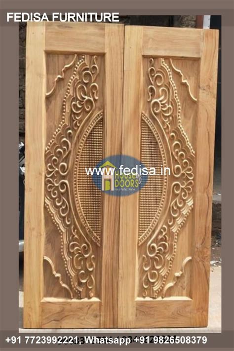 Wooden Door Design House Door Design Double Door Design Catalog Teak ...