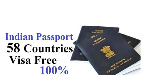Indian Passport 58 Countries Free Visa | TecH Bitan All