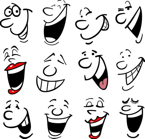 Laughing Faces Clip Art