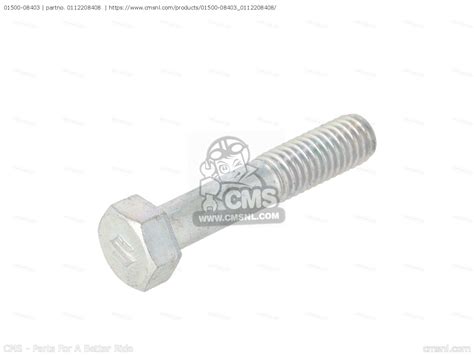 BOLT 8X40 for Suzuki - order at CMSNL