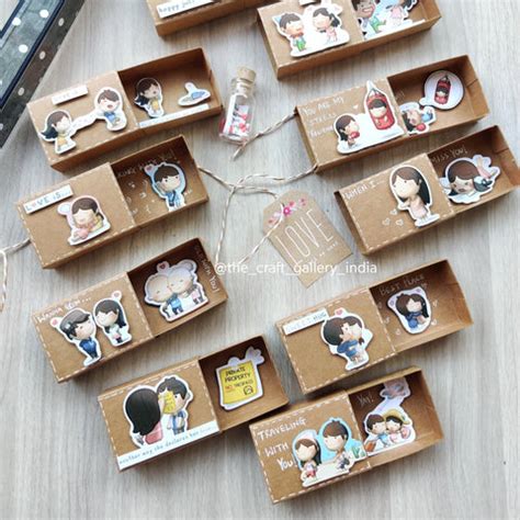 Love Special 6 Matchbox Cards – The Craft Gallery