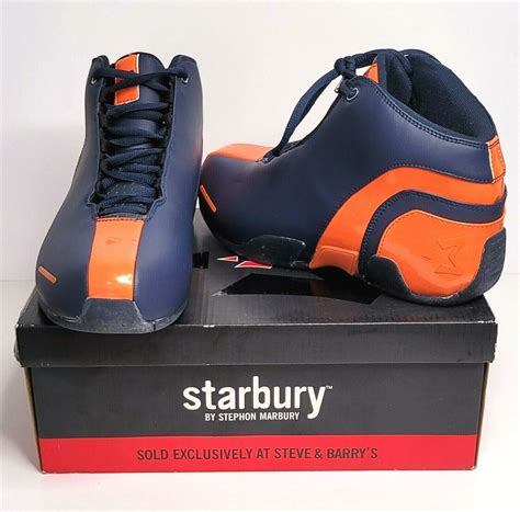 Starbury Team By Stephon Marbury Hightops Mens Shoes 6 1/2 Navy Blue ...