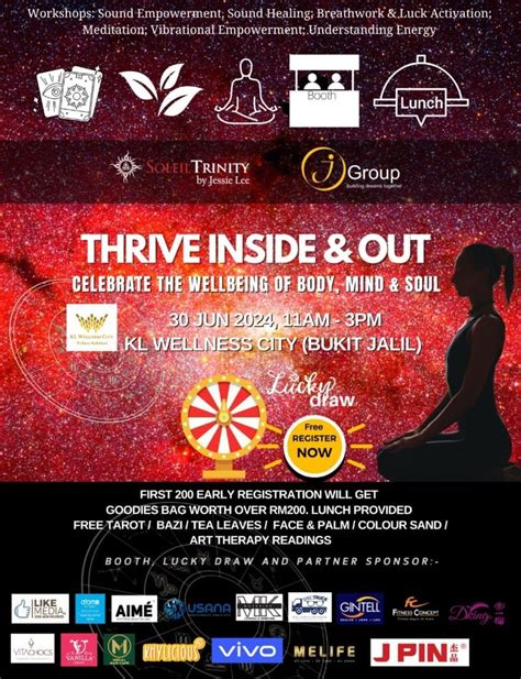 Thrive Inside & Out, KL Wellness City, Kuala Lumpur, 30 June 2024 ...