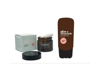 W2 Combo Saffron Massage Cream 50 gm & Alovera Chamomile 50 ML - Price ...