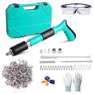 Yabingbos Manual Mini Steel Nail Gun Kit- 5-Speed Mini Nail Gun with ...
