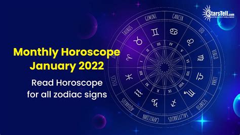 Monthly Horoscope January 2022 – Read Horoscope for all zodiac signs