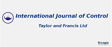 International Journal of Control - Impact Factor | S-Logix