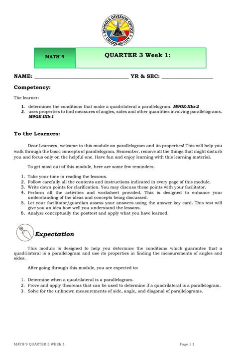 Image result for 3rd Week Class 9 Math