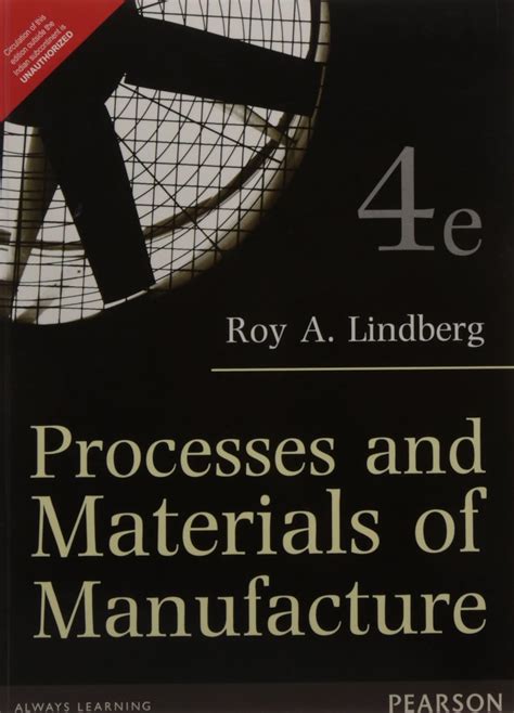 Processes and Material of Manufacture : Lindberg: Amazon.in: Books