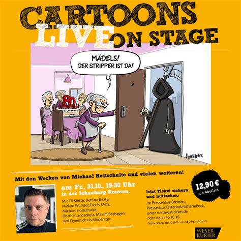 Cartoons live on stage - Tot aber lustig