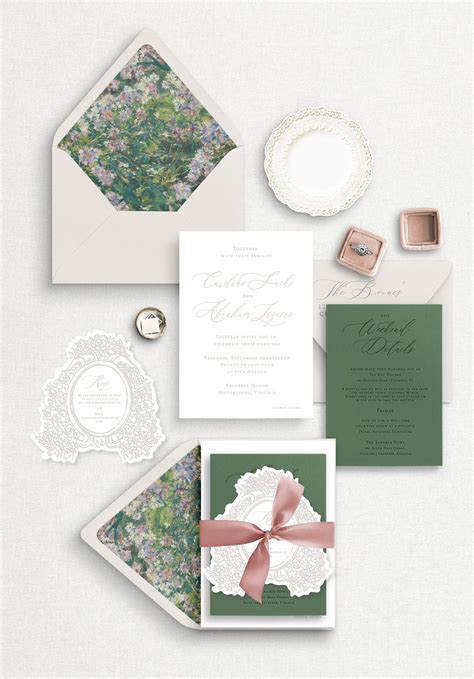 Custom wedding invitation suite – Artofit