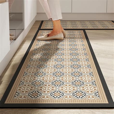 Proxin Kitchen Rugs and Mats Non Skid Washable Set of 2 - Waterproof ...