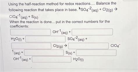 Solving Redox Equation Using Half-Life Method 的图像结果