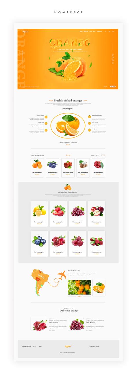 橙色网页设计|网页|企业官网|syrupS - 原创作品 - 站酷 (ZCOOL)