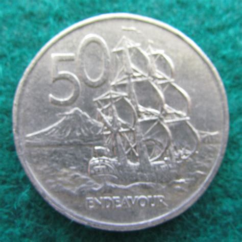 New Zealand 1974 50 Cent Queen Elizabeth Coin – Gumnut Antiques