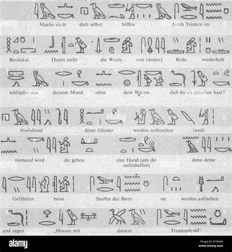 Egyptian hieroglyphs hieroglyphics hi-res stock photography and images ...