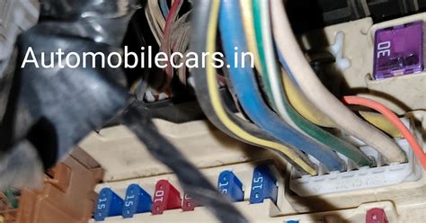 Maruti Suzuki SX4 Fuse box Diagram And Location